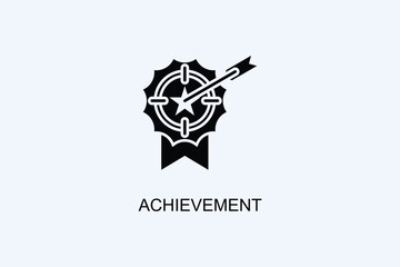 Achievement Vector Icon Or Logo Illustration