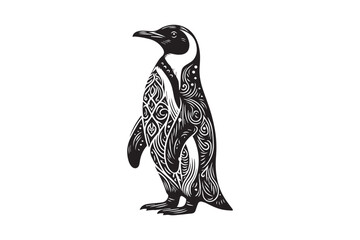 black and white  Penguin