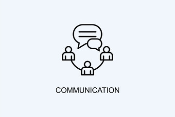 Communication Vector Icon Or Logo Illustration