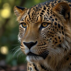 portrait of a leopard
