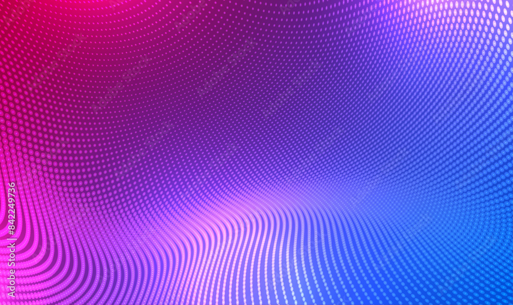 Poster abstract technology dynamic particles mesh background. futuristic moving dots particles. 3d wave poi