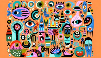 ilustración infantil. surrealismo, surrealista, personaje extraño, decoración, saludo, fantasía, cuento, libro de cuentos, variopinto, para niños, arte, designio, ilustración, decoraciones, floral