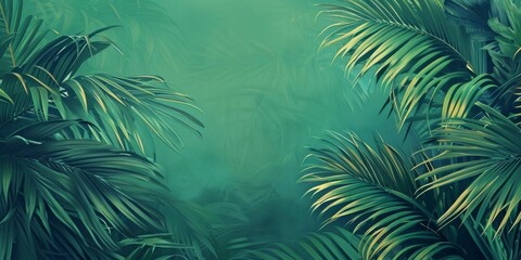 Fototapeta premium Serene Green Landscape by Water Source
