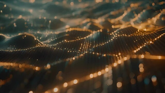 A neverending flow of data powering the ongoing advancement and refinement of intelligent machines.