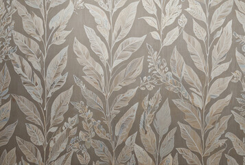 Fototapeta premium seamless pattern with leaves background