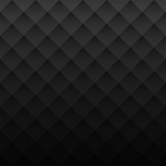 Obraz premium Dark wallpaper with diamond perspective pattern