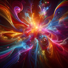 Colorful and Dynamic Wallpaper Design,Eye catching Wallpaper with Fluttering Colors.

