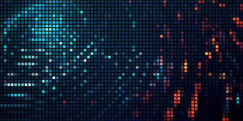 A colorful image of squares and lines with a mood of creativity and imagination