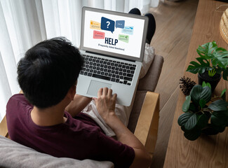 Help screen on the website provide answer to FAQ frequently asked question snugly with knowledge...
