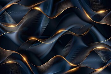 Obraz premium Abstract Dark Blue Luxury Premium Background. Generative Ai