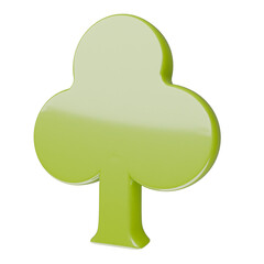 Basic Shape - Green Shiny Card Symbol