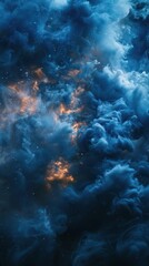 Obraz premium Celestial Harmony, A Minimalist Perspective of the Cosmos