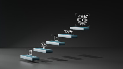 Action plan, Goal and target, success and business target concept.