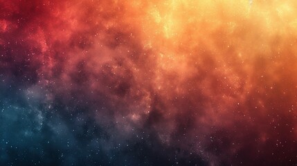 Naklejka premium Sizzling Summer Spectrum: Teal-Orange-Red-Blue Noise Design