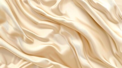 Obraz premium Peach Satin Sleeve with Wood Pattern. Sophisticated Cuisine concept