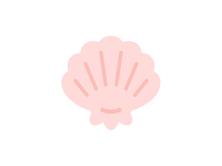 貝殻のアイコンのイラスト