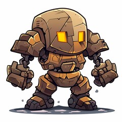 Obraz premium Cute Golem