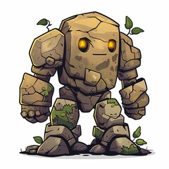 Fototapeta premium Cute Golem
