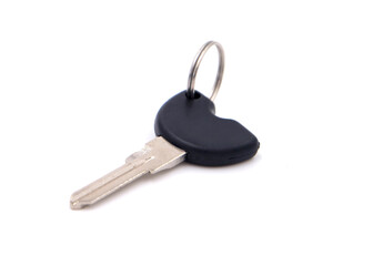motorcycle ignition key isolated white background