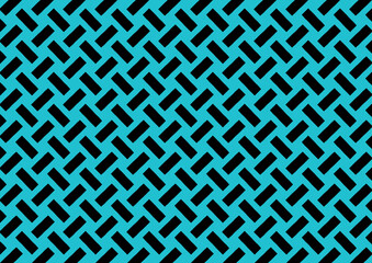 bule and Black Geometric Pattern