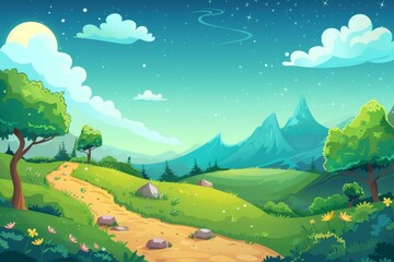 Obraz premium Peaceful sunset scenes for calming photography designs