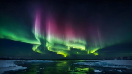 Naklejka premium water in the night