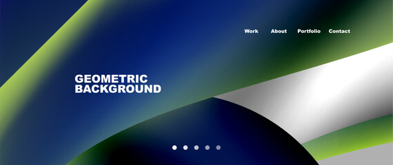 Dynamic flowing shapes concept design composition. Vector Illustration For Wallpaper, Banner, Background, Card, Book Illustration, landing page