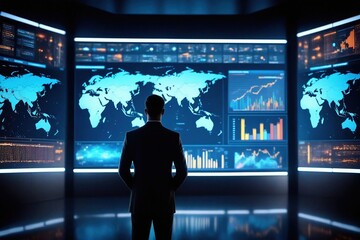 Scientific and technological concept image