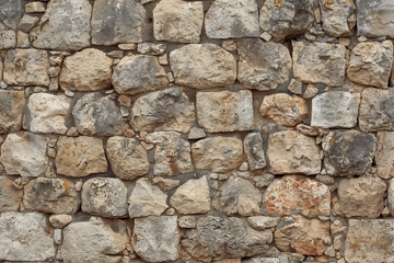 Fototapeta premium Close-Up of 18th Century Castle Stone Wall