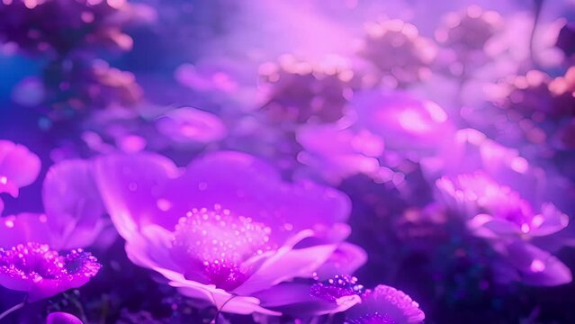 A surreal garden where flowers bloom with digital petals each containing a different zettabyte of data.