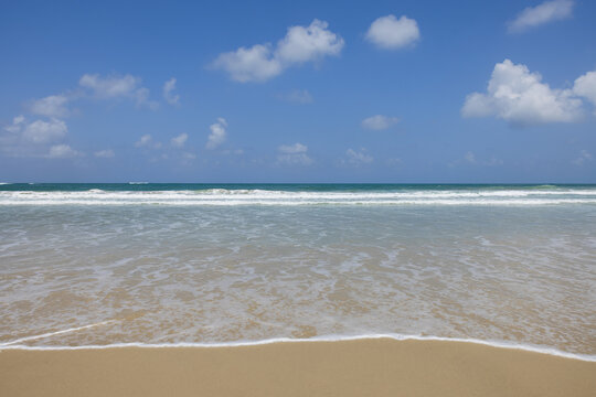 Beautiful seashore in the city of Atlit