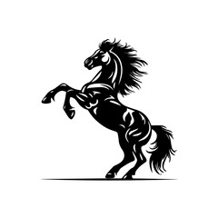 Horse illustration high quality vector image