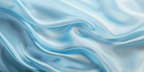 Obraz premium Blue and White Cloth Close-Up