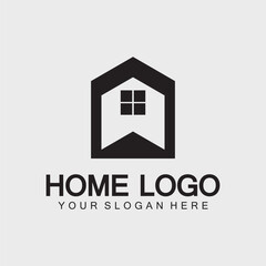 Home logo icon vector illustration design template.Home and house logo design vector, logo , architecture and building, design property , stay at home estate Business logo.