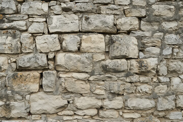 Fototapeta premium Close-Up of 18th Century Castle Stone Wall