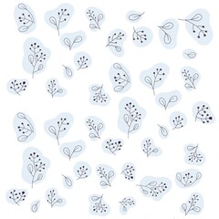 seamless background with butterflies