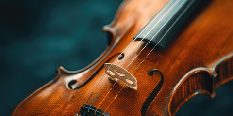 Fototapeta premium Violin string detail
