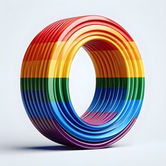 abstract background with rainbow, Lesbian Symbol Images Generative AI