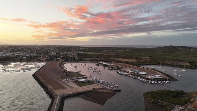 Spectacular aerial footage of Bowen Queensland Australia