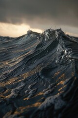 Ocean Wave Close Up,