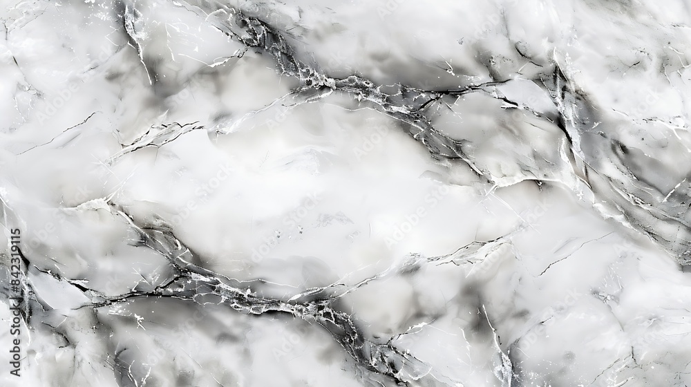 Poster white grey marble texture background in natural pattern with high resolution tiles luxury stone floo