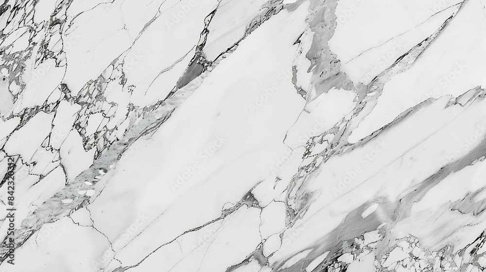 Poster white grey marble texture background in natural pattern with high resolution tiles luxury stone floo