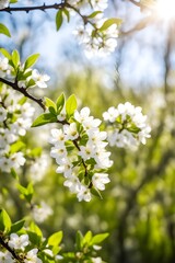 white flower in nature