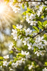 white flower in nature