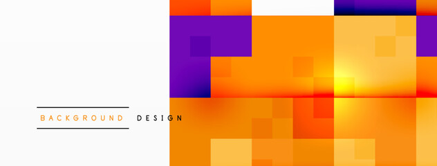 Dynamic colorful squares background. Vector Illustration For Wallpaper, Banner, Background, Card, Book Illustration, landing page