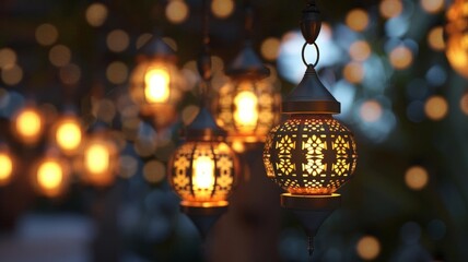 Magical Night Lanterns for Islamic Ramadan Celebrations