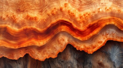 Obraz premium Radiant Red Cedar Wood Texture Background with Warm Bold Patterns, 4' x 8' Sheet