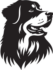 dog face vector illustration