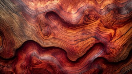 Fototapeta premium Philippine Mahogany Majesty - Luxurious 4' x 8' Wood Texture Background with Deep Grains for Design and Decor