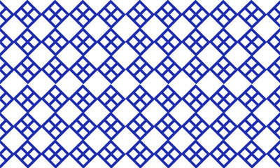 seamless pattern with grid, blue plaid fabric texture, blue diamond checkerboard repeat pattern, replete image, design for fabric printing, rhombus grid net
